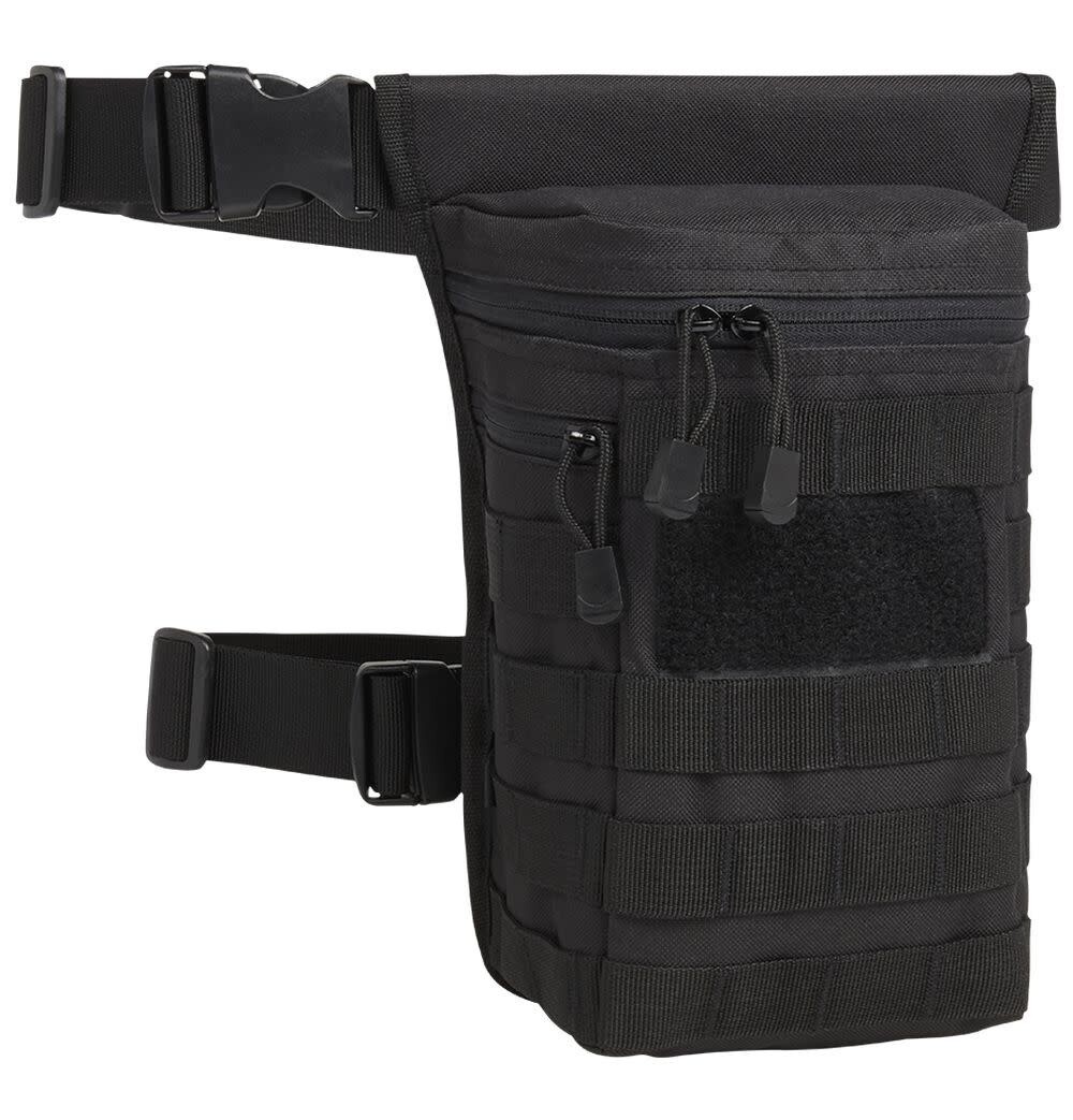 SAC DE TAILLE ET CUISSE MOLLE BRANDIT, Couleur: NOIR
