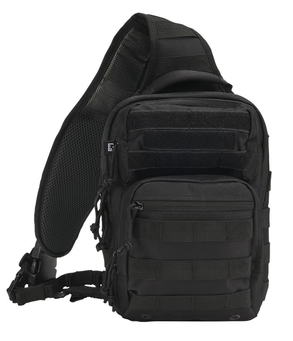 SAC D'ASSAUT MOYEN US COOPER 8L À BANDOUILIÈRE BRANDIT, Couleur: NOIR