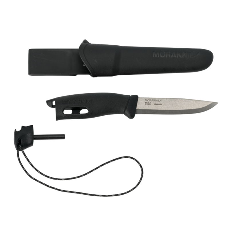 COUTEAU UTILITAIRE MORAKNIV COMPANION VERT AVEC ALLUME-FEU