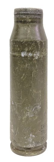 USED CANADIAN ARMY SHELL CASING 25 mm 5.5″