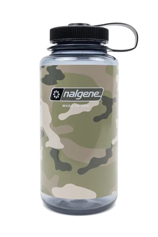 BOUTEILLE NALGENE SUSTAIN 32OZ À GRAND GOULOT CAMO