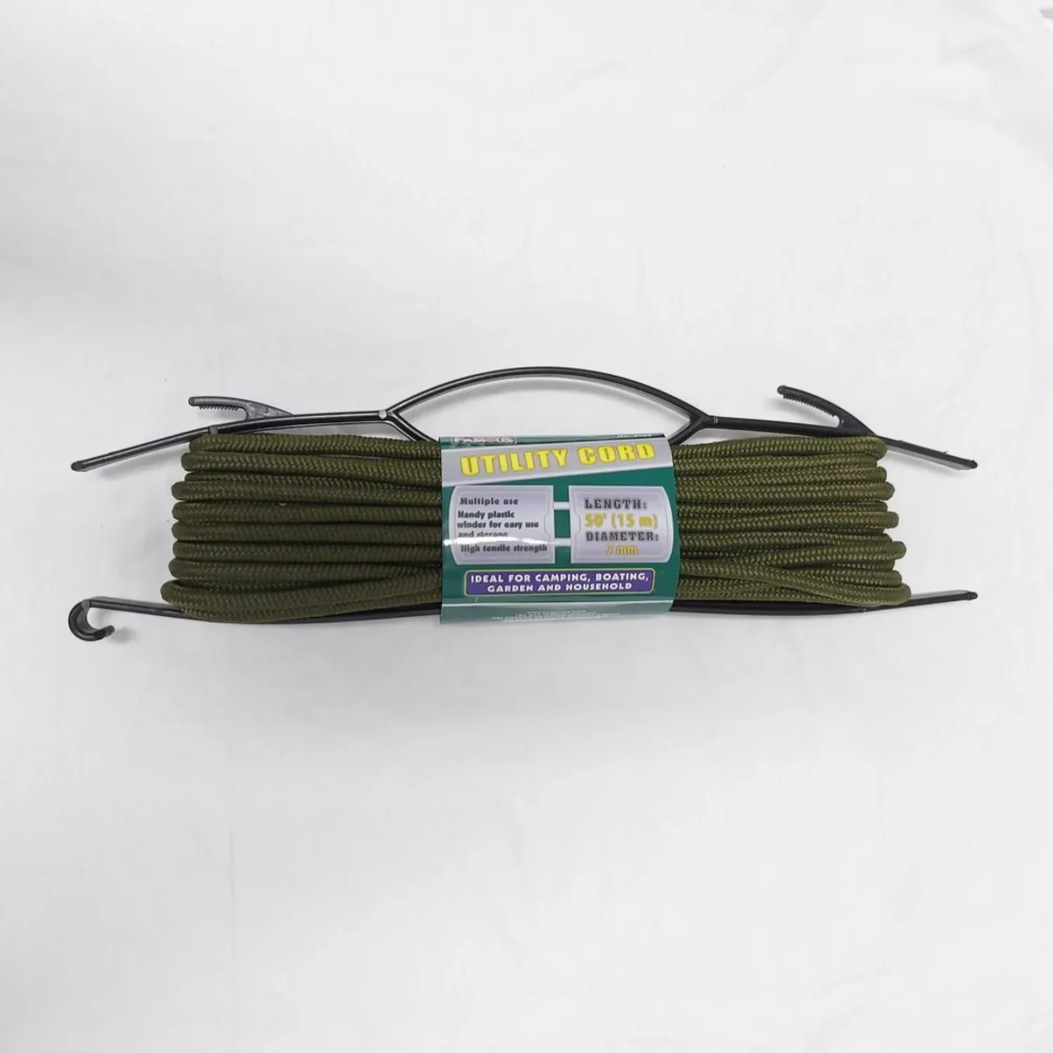 CORDE UTILITAIRE 7MM KAKI 50 PIEDS