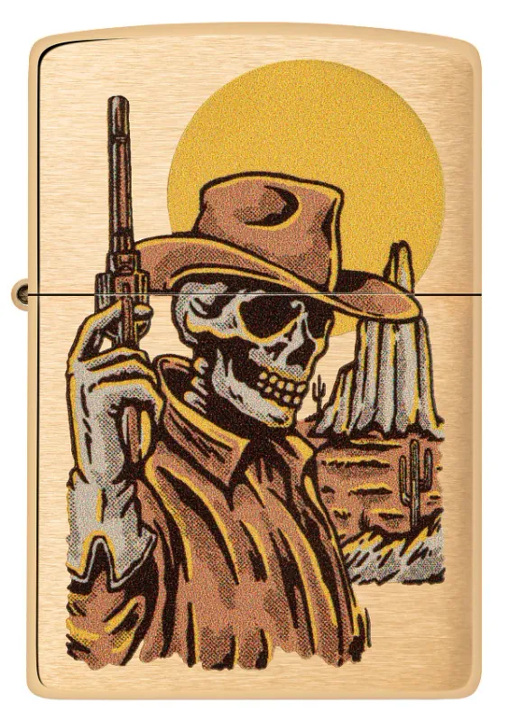 ZIPPO WESTERN ET SQUELETTE