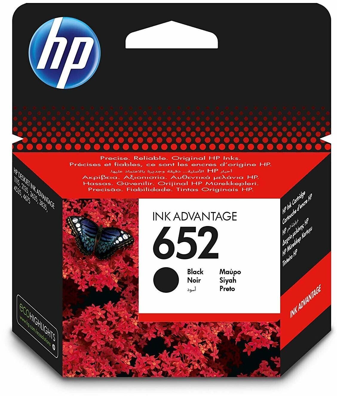 HP 652 Noir
