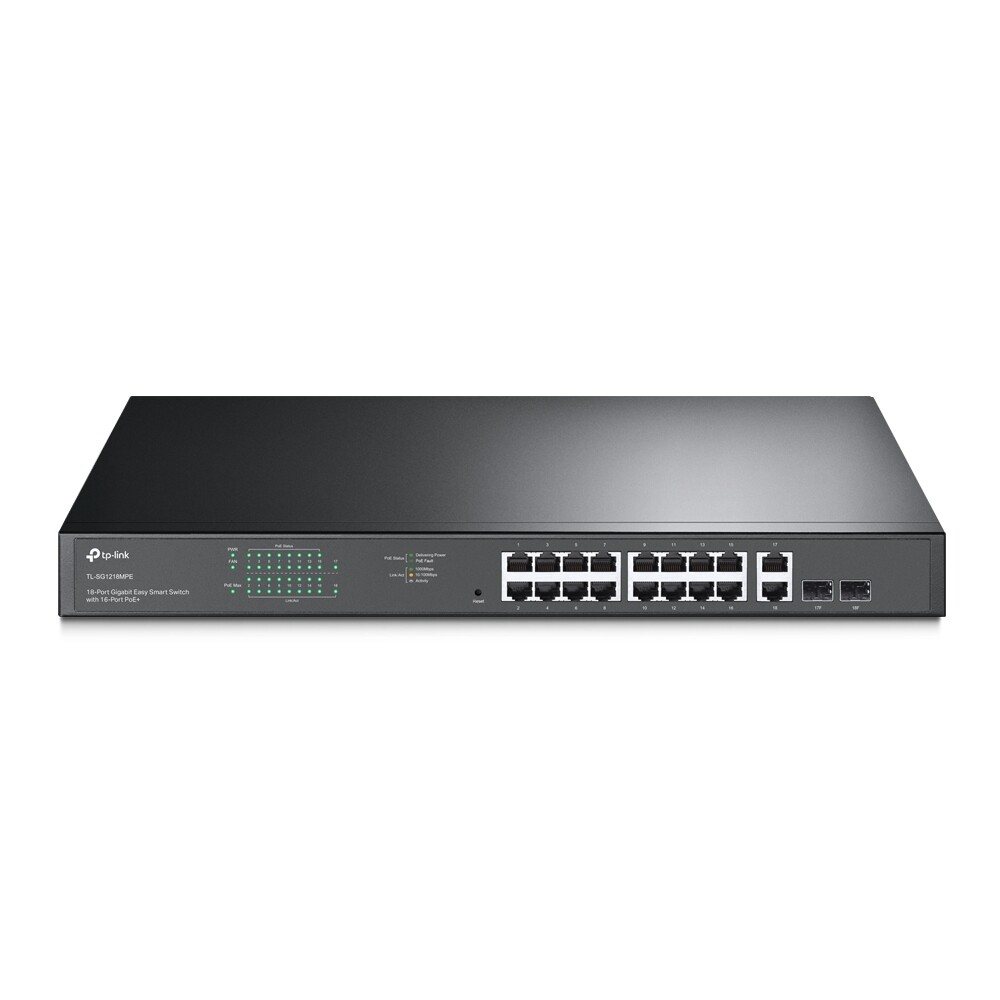 TP-LINK 18 PORT TL-SG1218MPE 16 PORT POE GIGABIT SWITCH