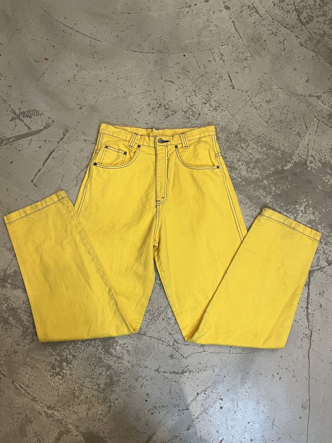 Yellow jeans