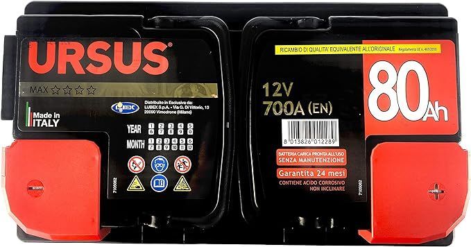 BATTERIA URSUS 80HP