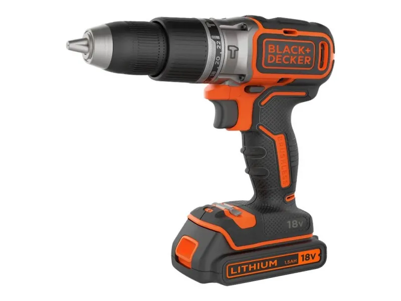 BLACK DECKER TRAPANO AVVITATORE A BATTERIA CON PERCUSSIONE 'BL188KB-QW'