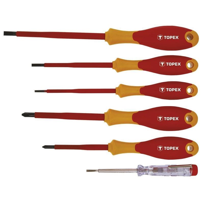 TOPEX SERIE CACCIAVITI ISOLATI 6 pz.