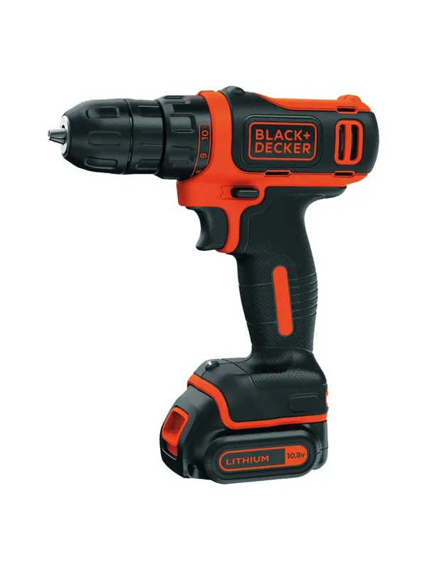 BLACK DECKER TRAPANO AVVITATORE A BATTERIA  10,8V 'BDCDD12-QW'