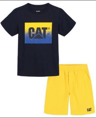 Caterpillar Caterpillar Little Boys Short Navy 6