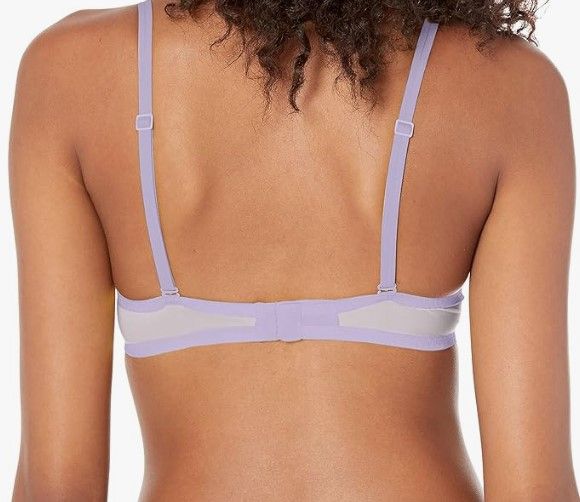 Calvin Klein Womens Sheer Marquisette Unli Vervain Lilac 30B
