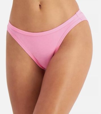 Jenni Womens Solid Bikini 100110131 Pink Stiletto L