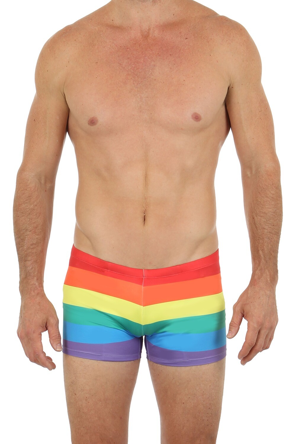 Uzzi Rainbow Sq Cut Trunk, Size: XS