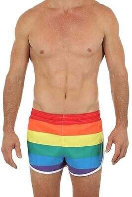Uzzi Rainbow Running Short