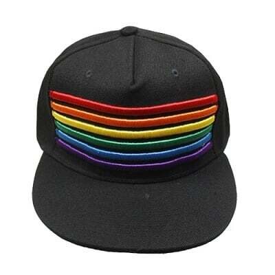 Rainbow Stripes Canvas Cap