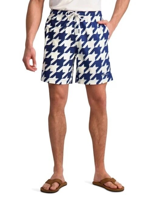 Ben Sherman Houndstooth Print Trunk