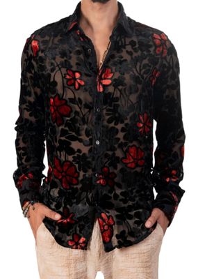 Mondo Linden Velvet Floral Shirt