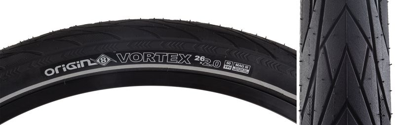 TIRES OR8 VORTEX 26x2.00 WIRE BELT BK/BK/REF