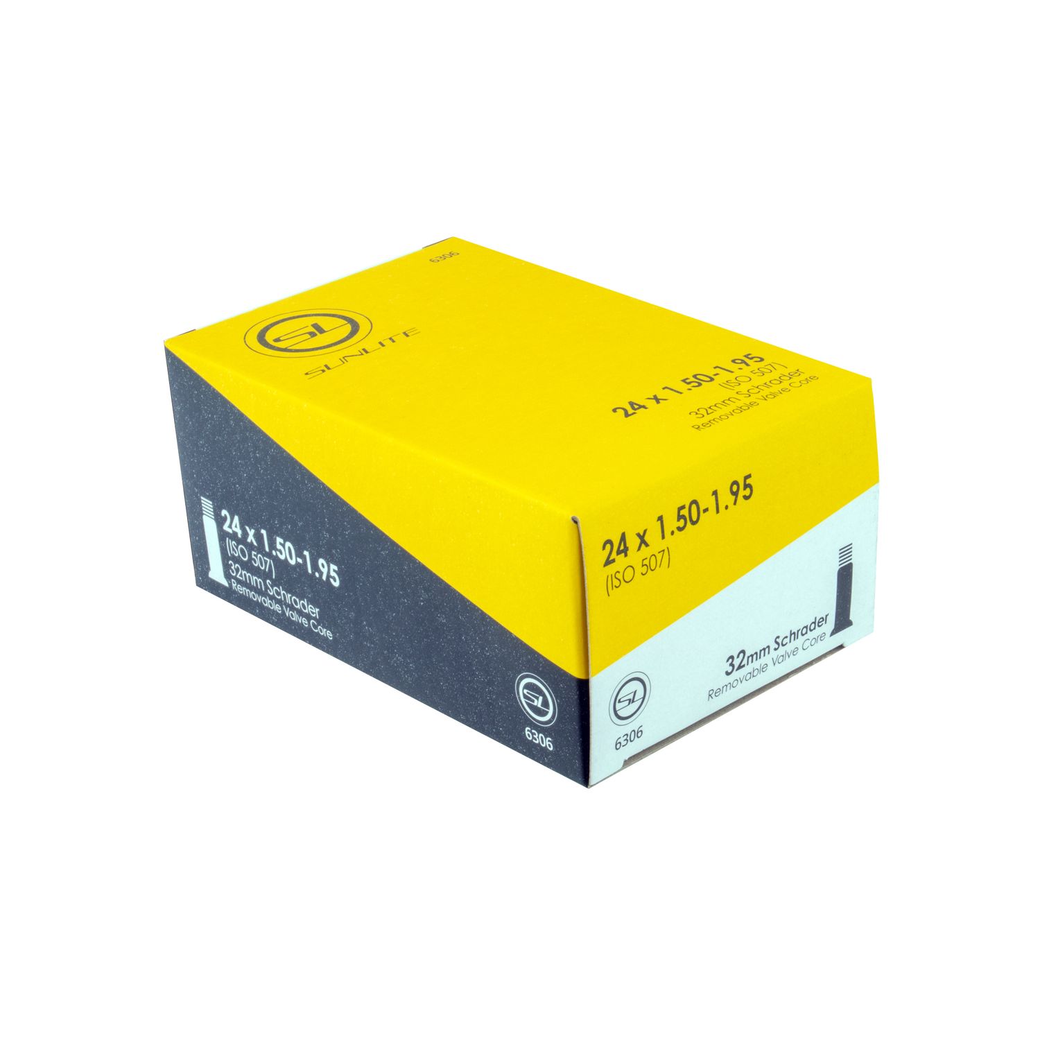 TUBE SUNLT 24x1.50-1.95 SV32 FFW44mm