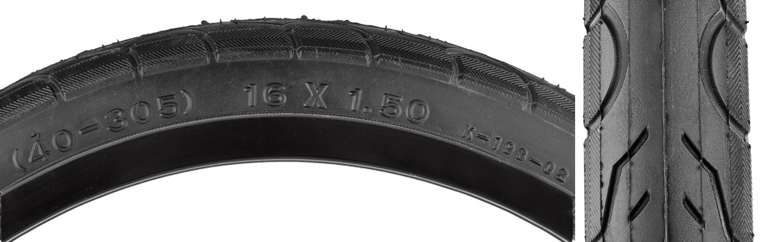 TIRES SUNLT 16x1.5 BK/BK KWEST 60lbK193
