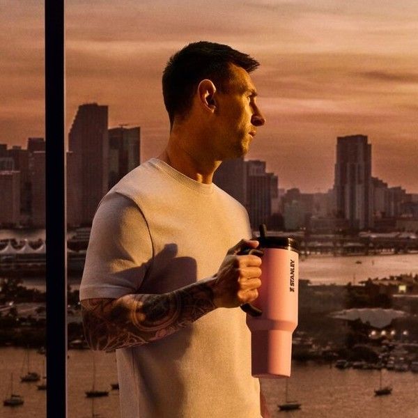 The Messi x Stanley Quencher ProTour Flip Straw Tumbler | 40 OZ