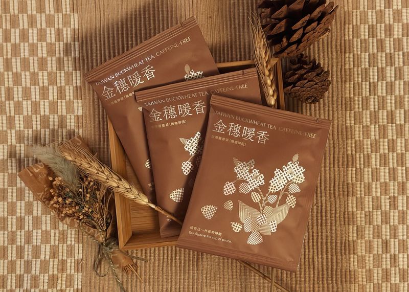 金穗暖香－台灣蕎麥茶（無咖啡因） · 盒裝