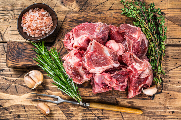 Diced Goat