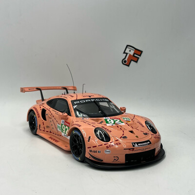 Porsche 911 GT3 RSR LMGTE 24h Du Mans 2018 Pink Pig