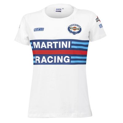 T-Shirt Blanc LADY SPARCO MARTINI RACING