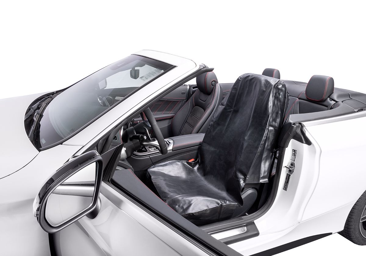 Housse pour siège simili cuir