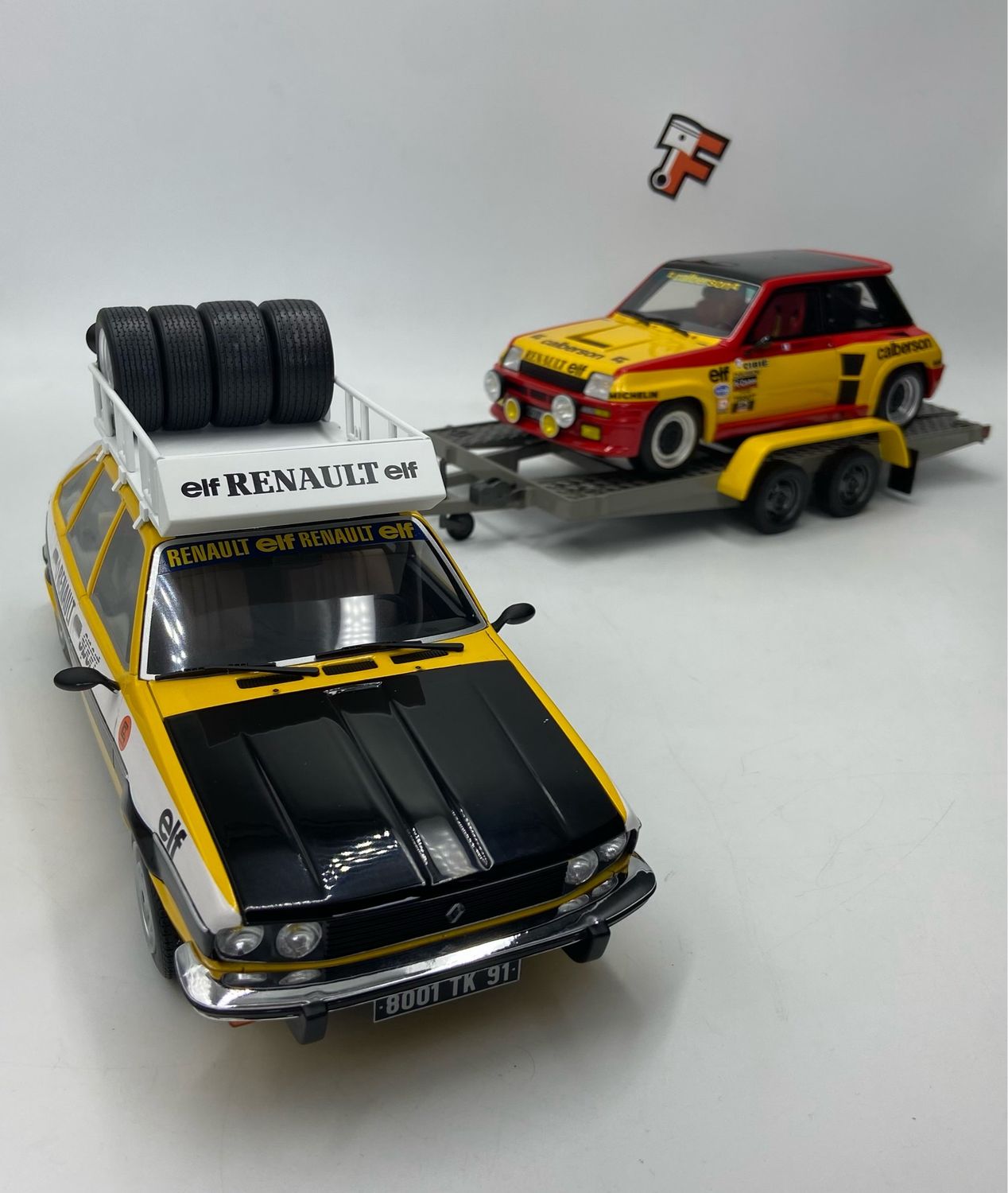 Ensemble Renault Rallye Renault 5 Turbo &amp; Renault 30 1979