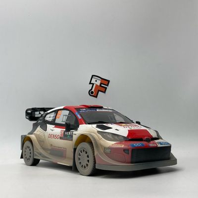 Toyota Yaris GR Rally 1 Hybrid #69 Kenya Rally 2023 Dirty Version