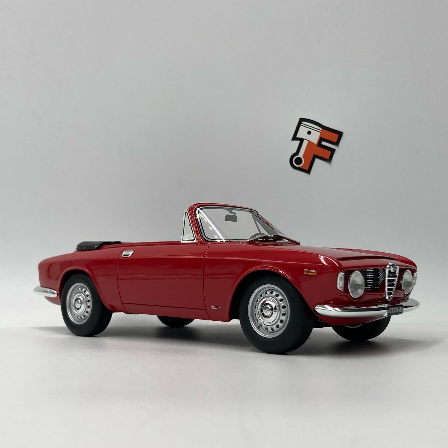 Alfa Romeo Giulia 1600 GTC Cabriolet Open Top Rosso Alfa 1964