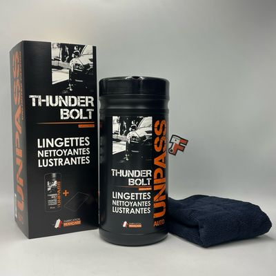 Thunderbolt Lingettes Nettoyantes Lustrantes