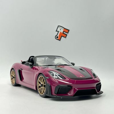 Porsche 718 Spyder RS Weissach Package Ruby Red 2023