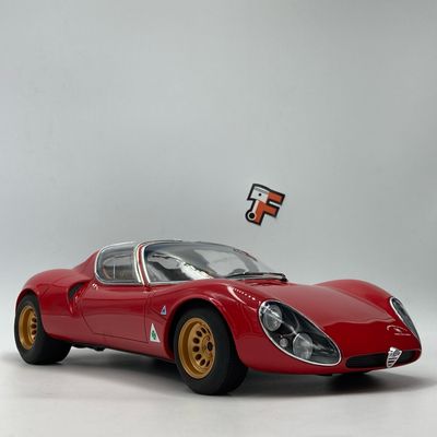 Alfa Romeo 33 Stradale Prototipo Museo Versione Rosso Alfa 1967