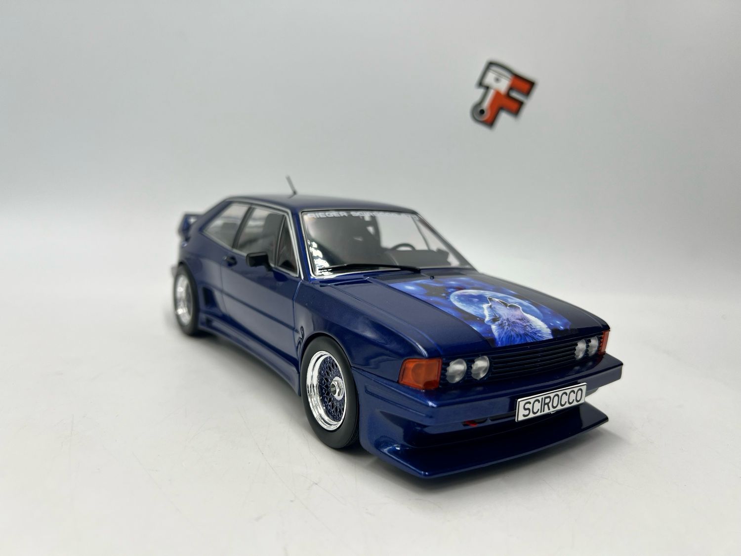 VW Scirocco Rieger GTO Blue 1980
