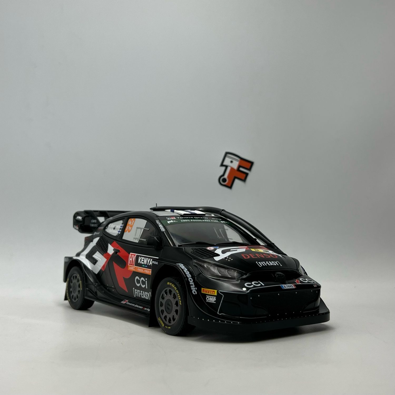 Toyota Yaris GR Rally1 Hybrid Gazoo Racing Team Safari Kenya #69 2024