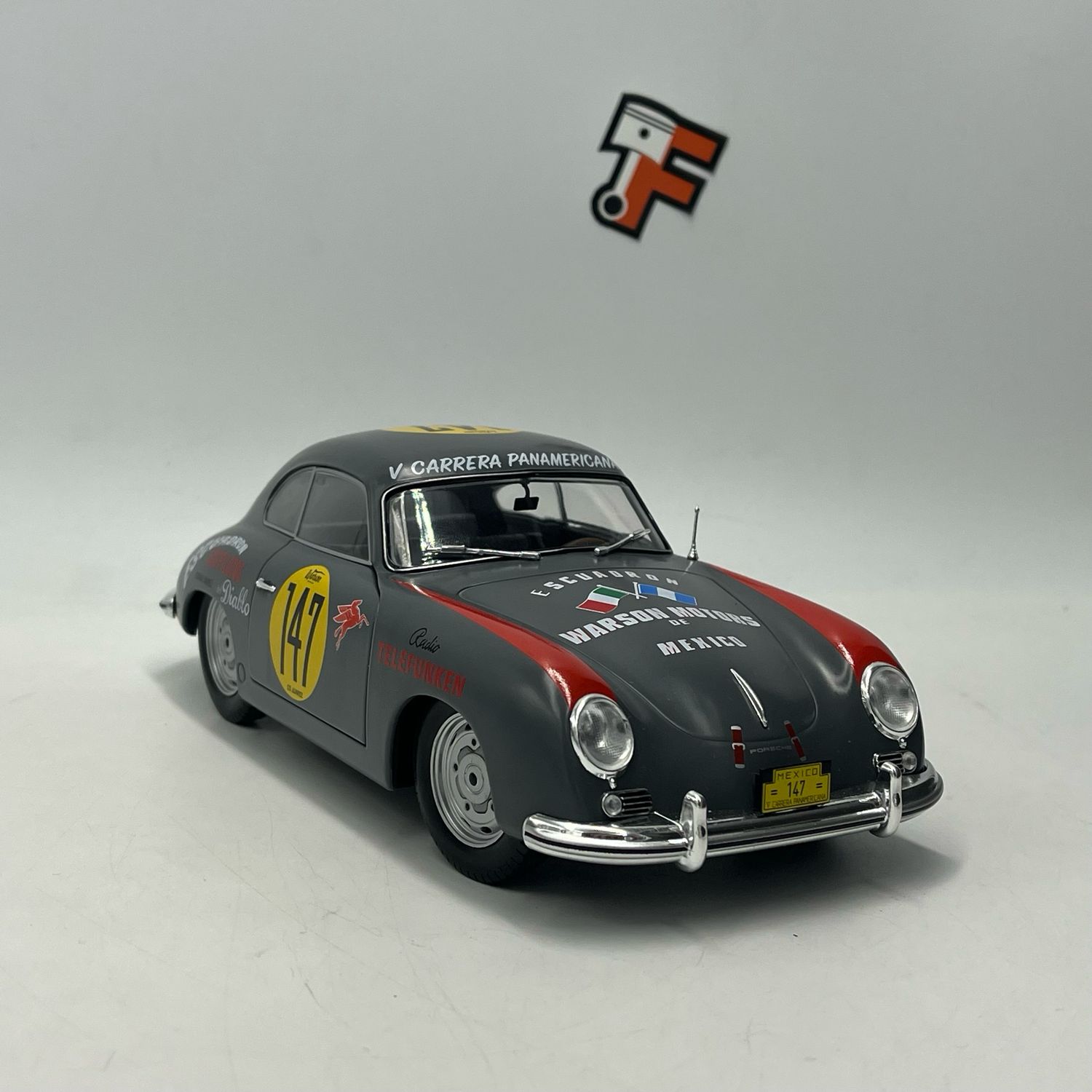 Porsche 356 Pre-A Grey Racing Tribute 1954