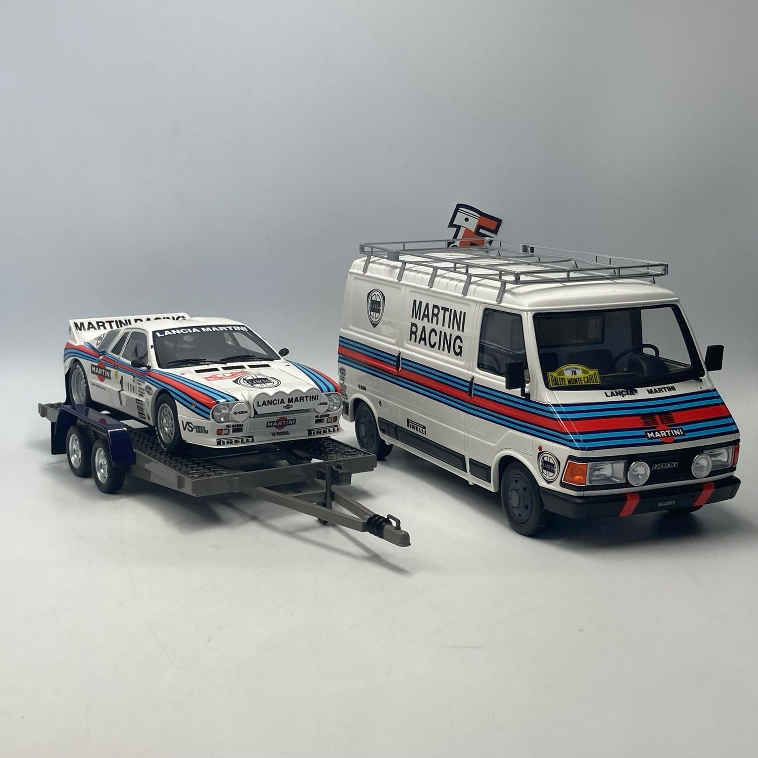 Pack Fiat 242 Lancia 037 Gr.B Rallye Monte Carlo 1983