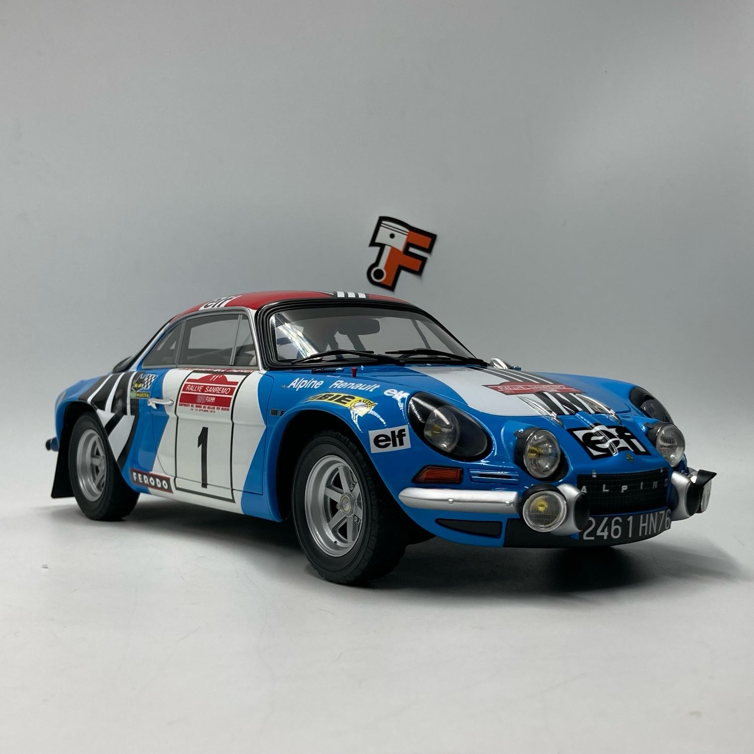 Alpine A110 1800 #1 Rallye San Remo 1973