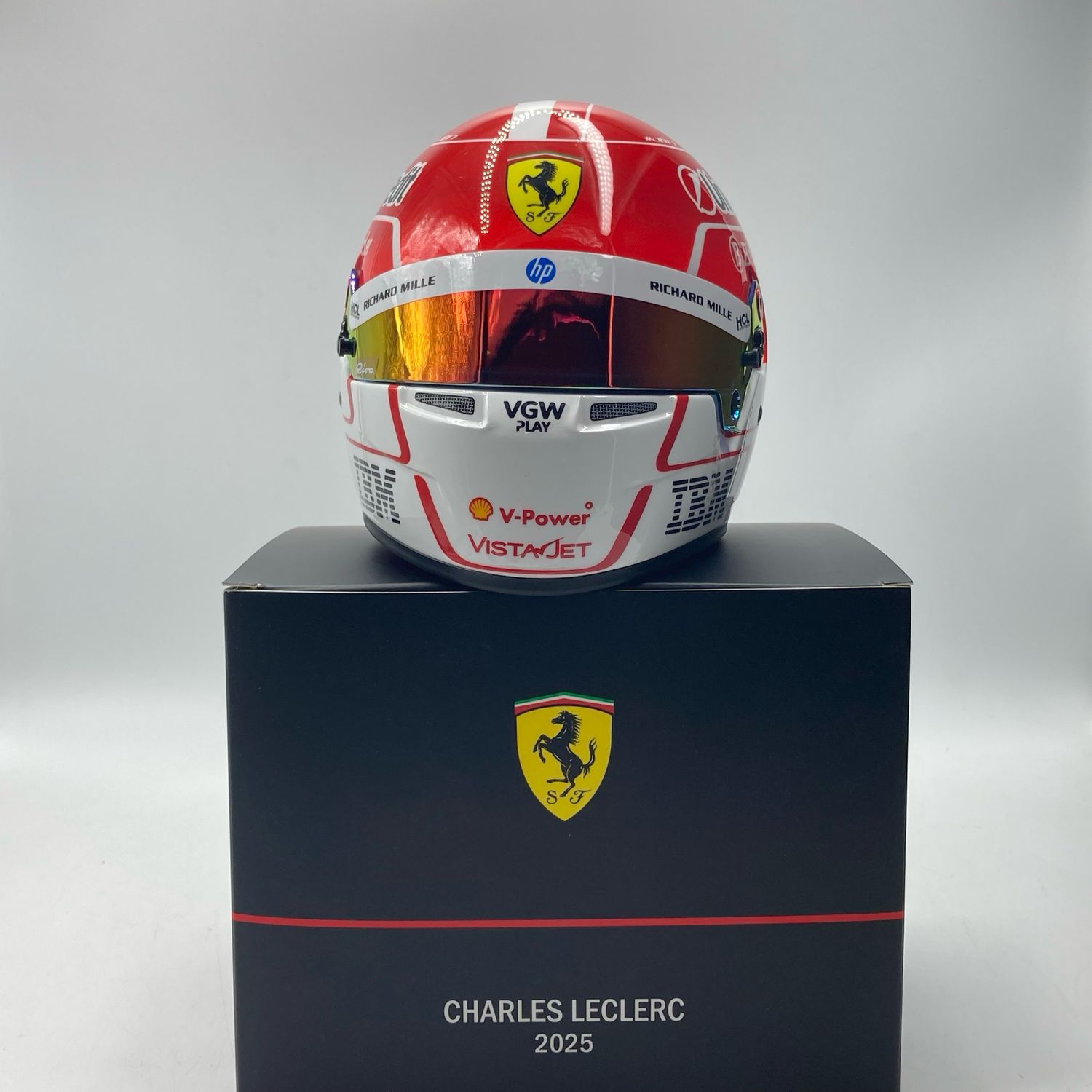 Mini Casque Charles Leclerc F1 2025