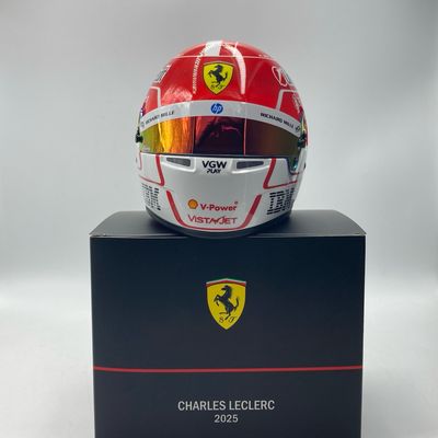 Mini Casque Charles Leclerc F1 2025