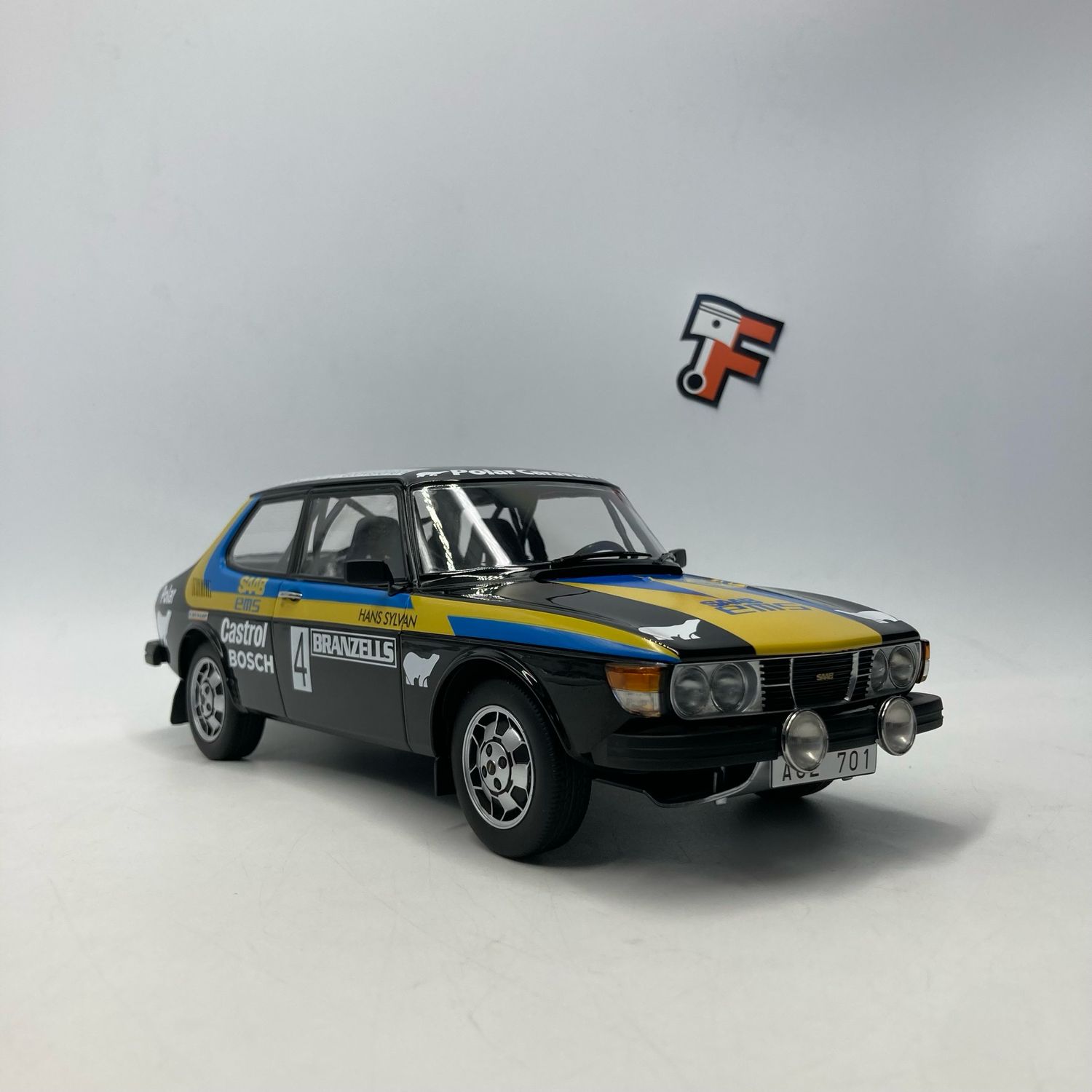 SAAB 99 EMS Rally SWEDEN 1977 No.4