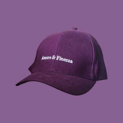 CASQUETTE COTON MAUVE