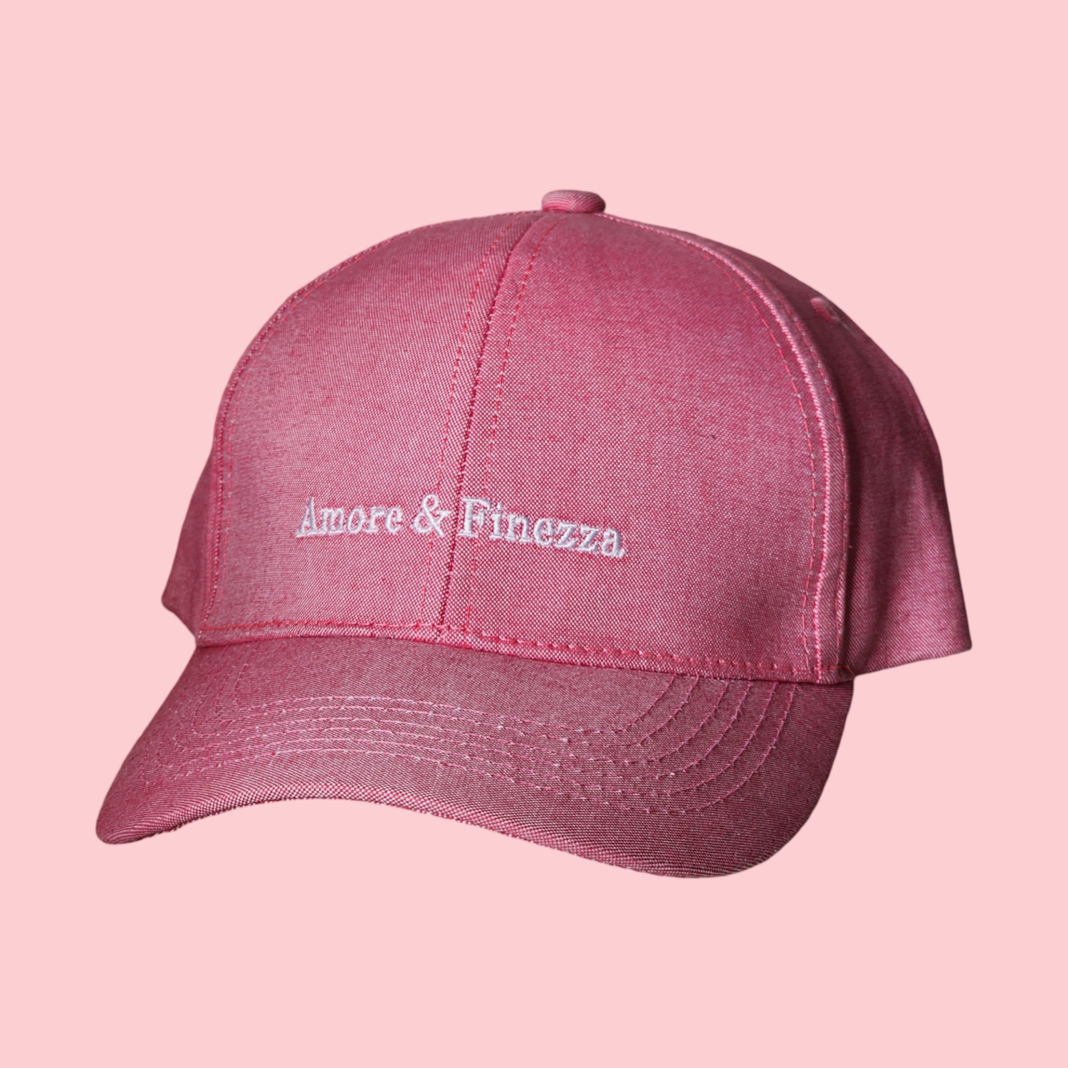 CASQUETTE COTON ROSE