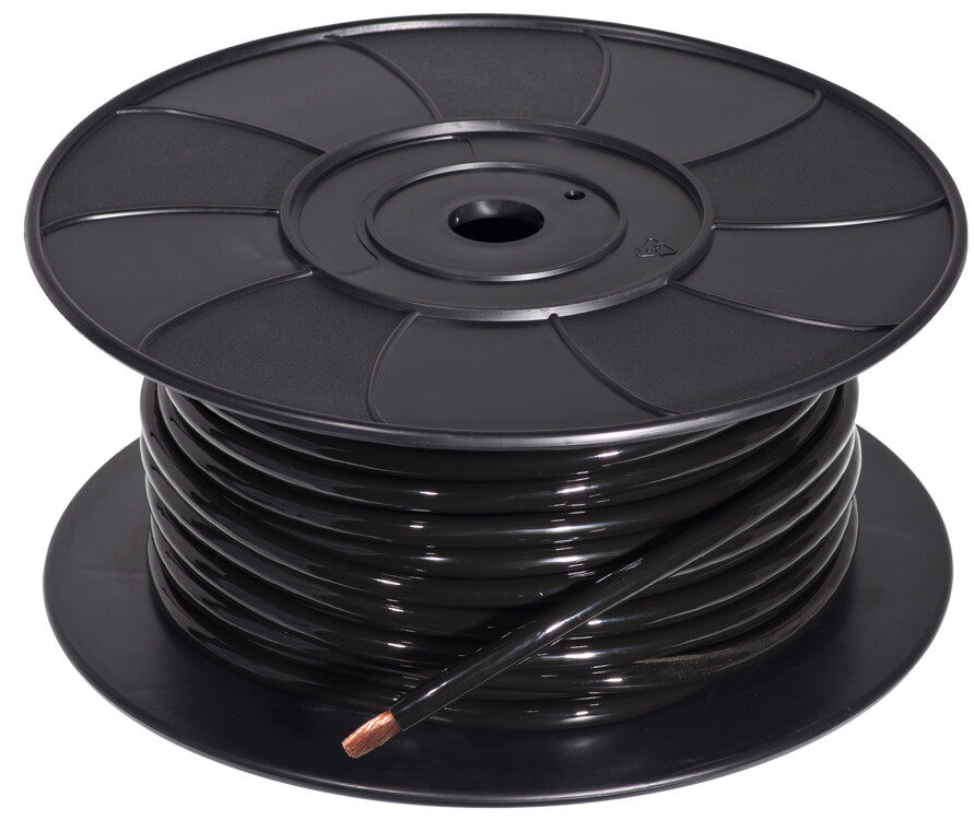 GLADEN POWER WIRE - 20 mm/4GA Black (99.9% OFC pure coper)