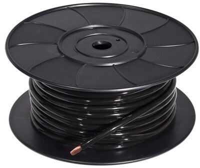 GLADEN POWER WIRE - 20 mm/4GA Black (99.9% OFC pure coper)