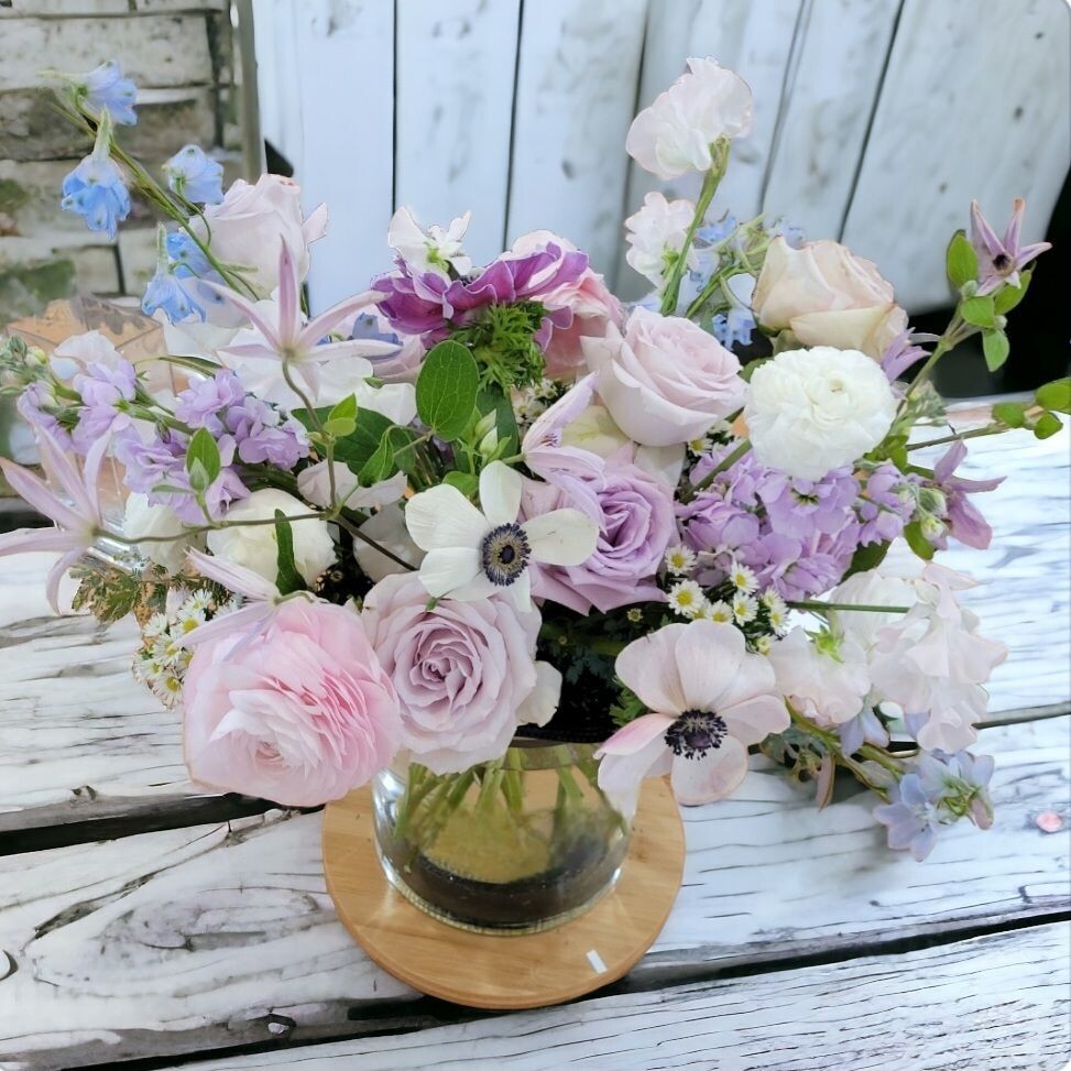 Whispering Pastel Floral Arrangement